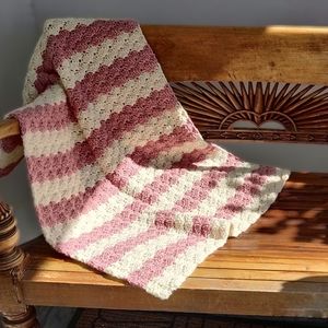 Handmade Crotchet Baby Blanket | Nursery | Baby Shower Gift | Newborn | Gift